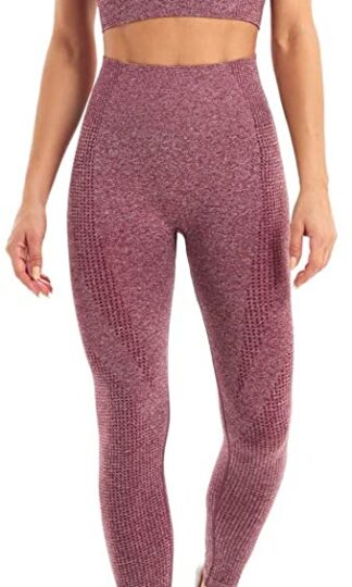 Women 2 Piece Workout Outfits Sports Bra Seamless Leggings Yoga Gym Activewear Set