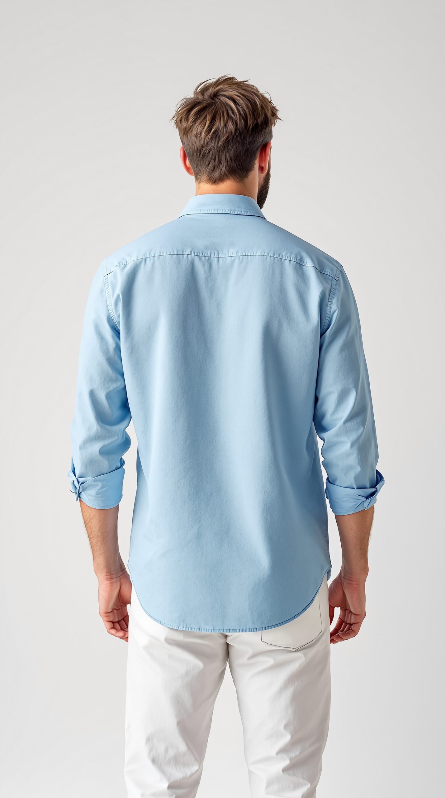 Mens Cotton Linen Shirts Lace Up Casual Beach Hippie Tee Shirts V Neck - Image 4